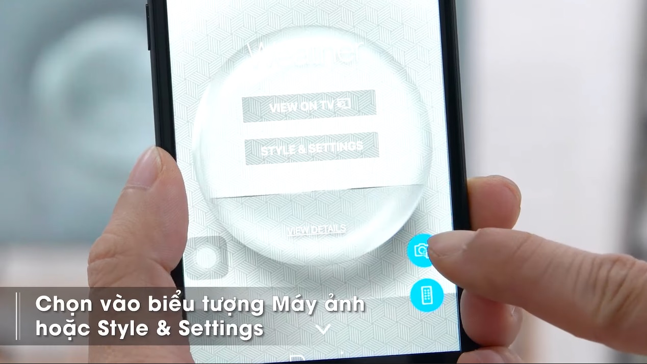 Giúp tivi hòa vào nền tường