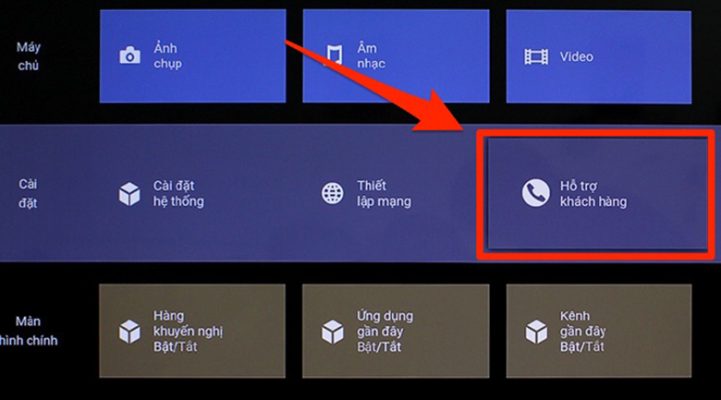 tắt chế độ Demo trên tivi Sony - smart tivi sony 2018