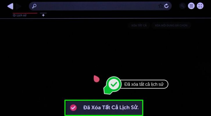 Đã xóa tất cả