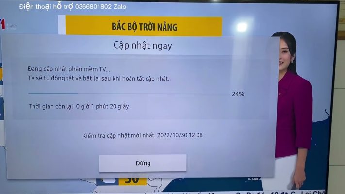 Hướng dẫn cập nhật phần mềm trên tivi Samsung cực đơn giản