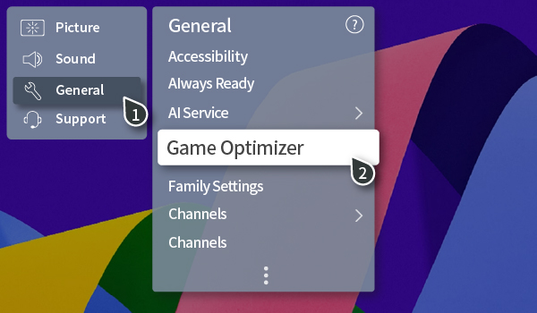 Chọn Trình tối ưu hóa trò chơi