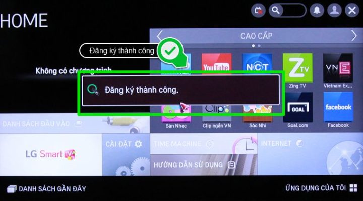 Các bước để có thể nhanh chóng đăng ký Magic Remote với Smart tivi LG