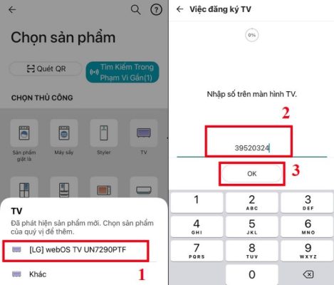 Hướng dẫn điều khiển tivi LG bằng điện thoại