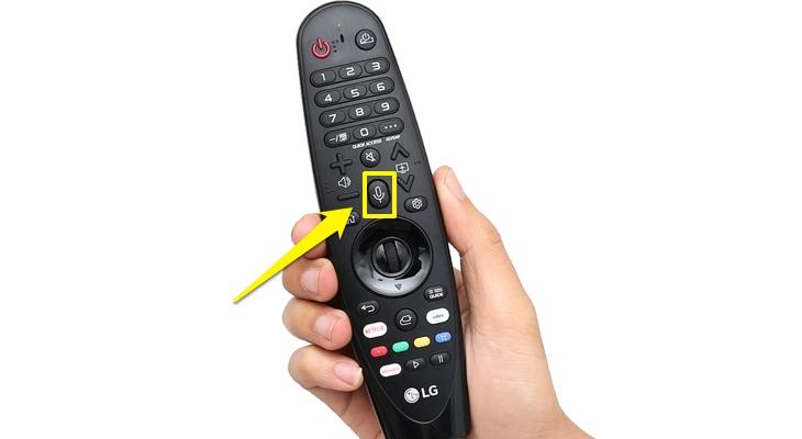 Bấm chọn nút Mic
