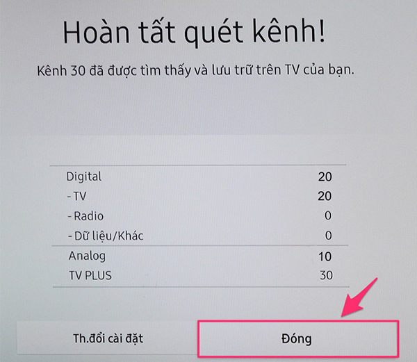 Các bước dò kênh trên tivi Samsung ngay tại nhà