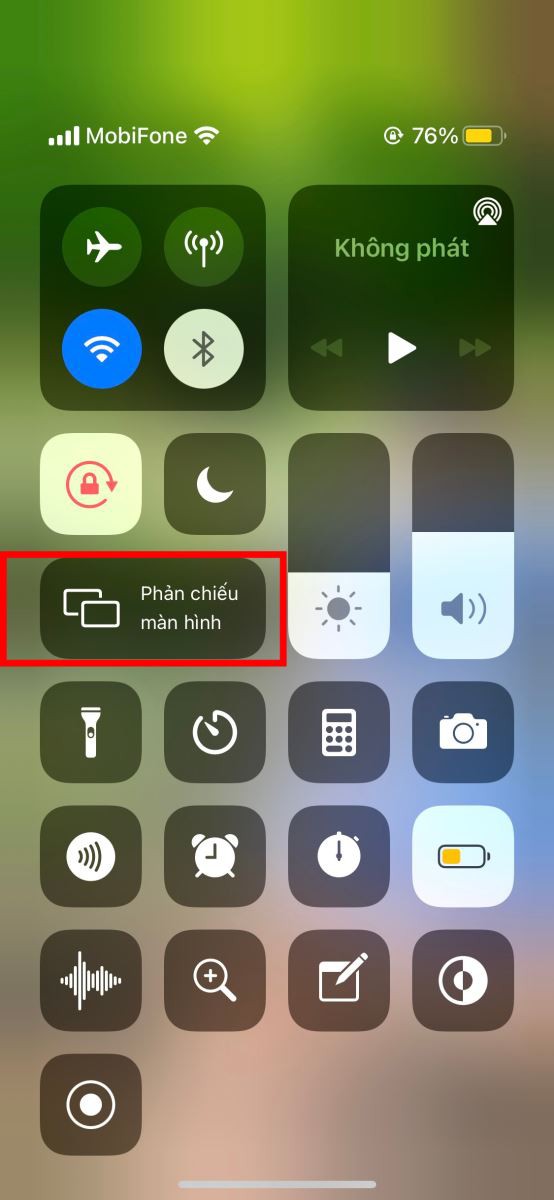 chiếu điện thoại lên tivi lg 