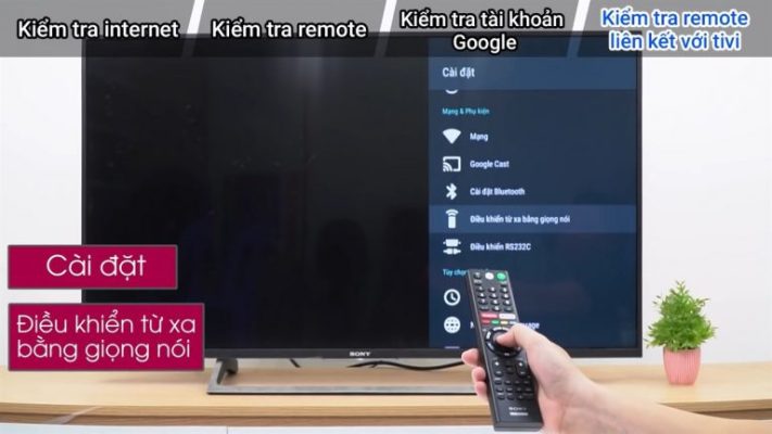 Ghép nối điều khiển với Google TV hay Android TV