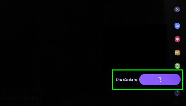 tắt Khóa an toàn