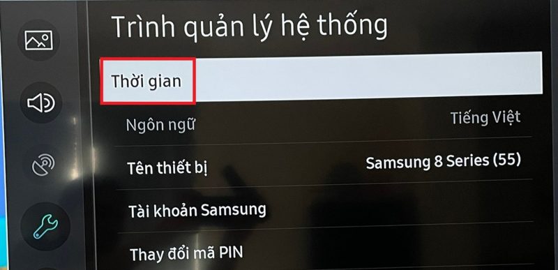 Chế độ hẹn giờ ngủ có thể khiến tivi Samsung bị tắt đột ngột