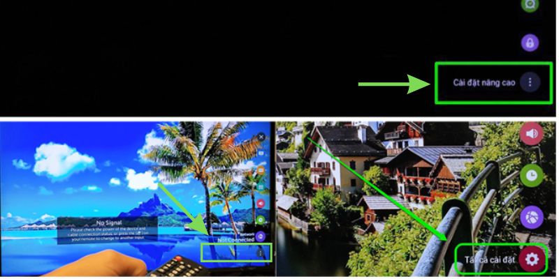 Vào Cài đặt nâng cao