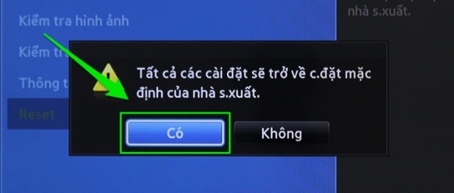 Cách reset tivi Samsung thường nhanh chóng