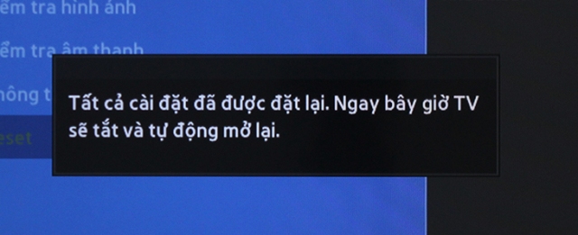 Cách reset tivi Samsung thường nhanh chóng