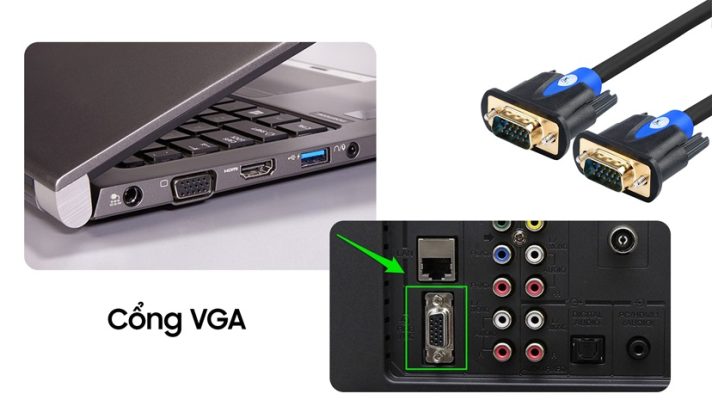 Sử dụng cổng VGA