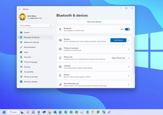 Sử dụng cổng Bluetooth