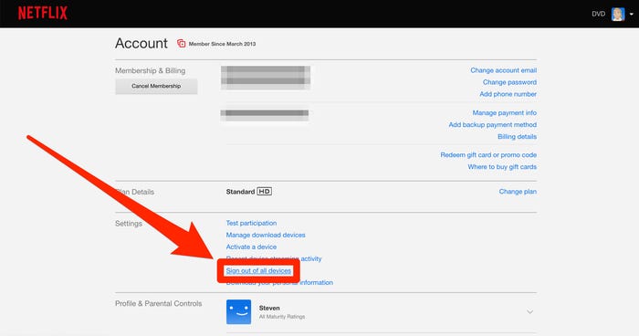 Cách đăng xuất Netflix trên TV LG bằng trình duyệt Web