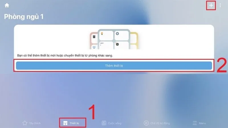 Sử dụng app SmartThings