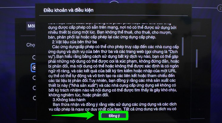 Các bước cài đặt ban đầu tivi TCL chạy hệ điều hành TV OS