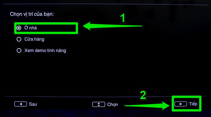 Các bước cài đặt ban đầu tivi TCL chạy hệ điều hành TV OS