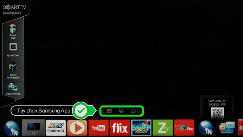 Chọn mục Tùy chọn