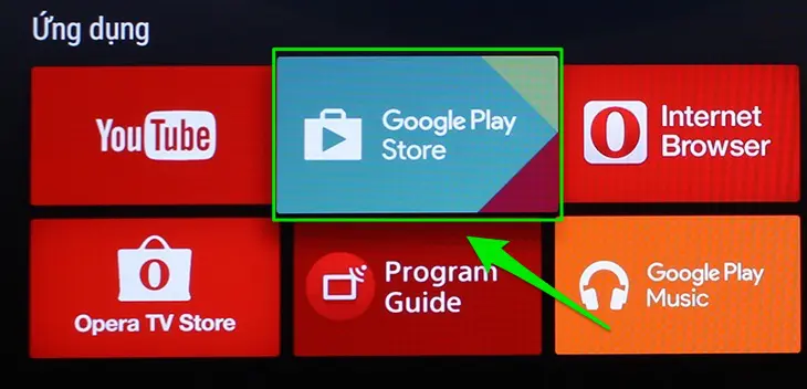 Cách tải ứng dụng trên tivi Sony đời cũ bằng Google Play