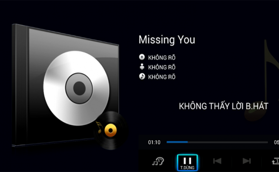 Nhạc sẽ được phát trên màn hình tivi 