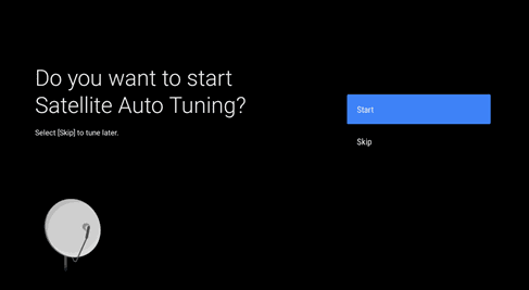 Bây giờ bạn sẽ có cơ hội dò kênh bằng đầu thu vệ tinh