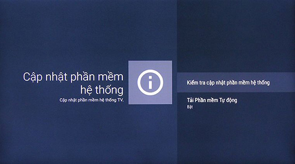 Cập nhật bằng Internet