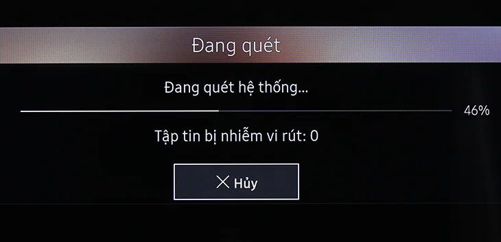 quét và diệt virus trên smart tivi samsung
