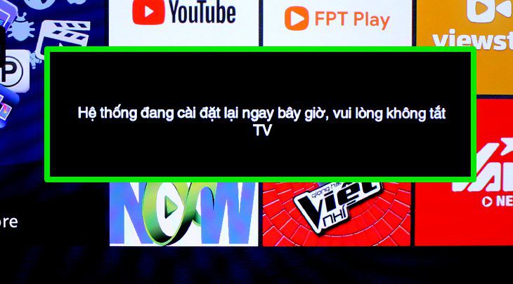 Các bước reset tivi TCL chạy hệ điều hành TV OS