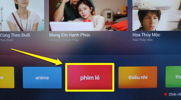 Cách sử dụng ứng dụng FPT Play trên tivi TCL xem phim