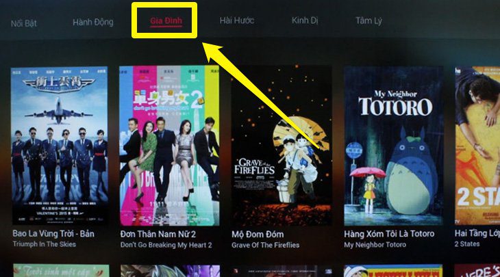 Cách sử dụng ứng dụng FPT Play trên tivi TCL xem phim