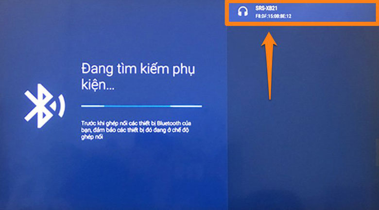 kết nối loa với tivi Android Sony thành công