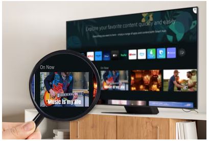 Dành cho các bạn mắt kém: Phóng to nội dung trên tivi Samsung