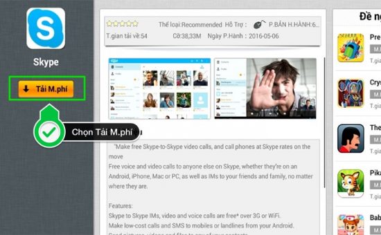 Tải ứng dụng về