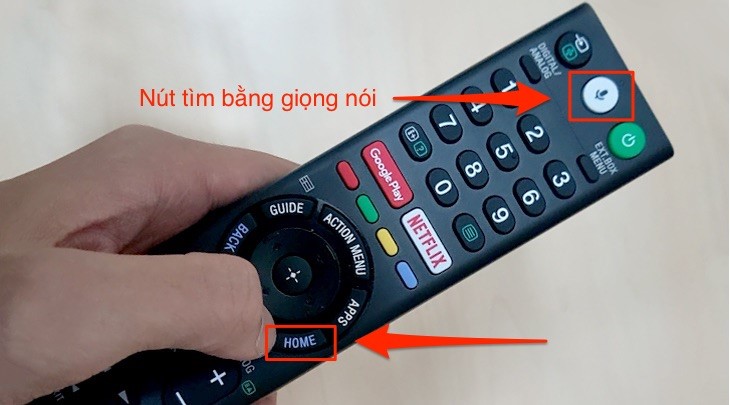 Hướng dẫn cài đặt kết nối và sử dụng điều khiển tivi sony tìm kiếm bằng giọng nói.