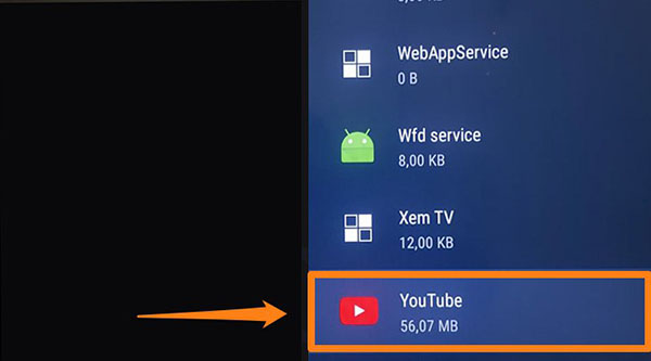 Khắc phục lỗi ứng dụng Youtube trên tivi thông minh Sony