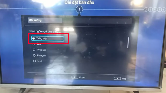 Cách cài đặt tiếng Việt cho tivi TCL đơn giản