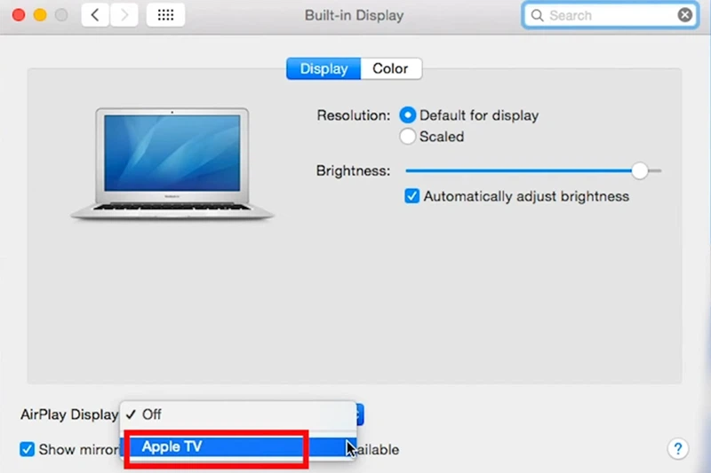 Các bước kết nối Macbook với tivi (Ảnh 10)