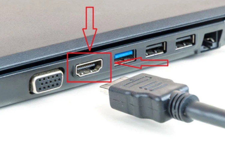 Laptop chưa bật trình chiếu trên tivi