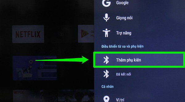 Kết nối thông qua Bluetooth
