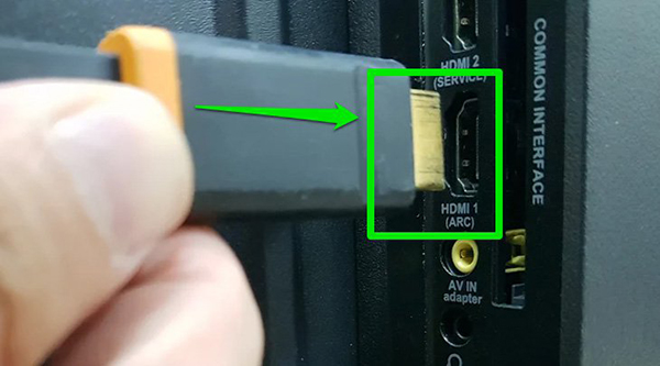 Sử dụng cổng HDMI