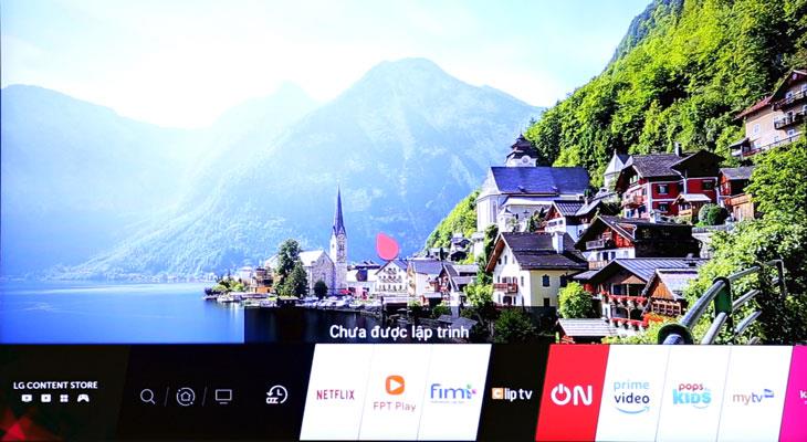 Tivi sẽ tự động chuyển về màn hình giao diện chính và bạn có thể bắt đầu sử dụng tivi rồi đấy.