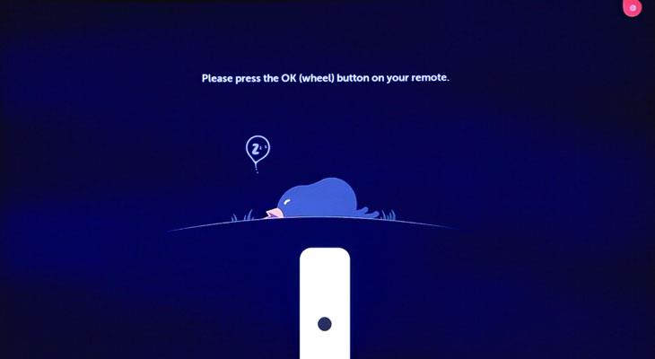 Để về giao diện khởi động của tivi.