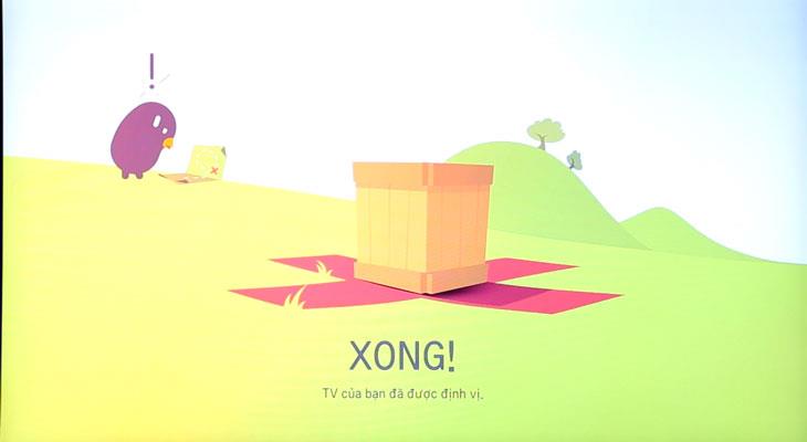 Tivi sẽ tiến hành định vị như hình bên dưới.