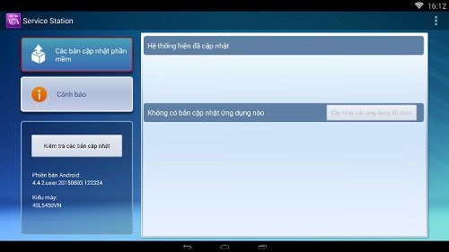 Nếu thành công, TV sẽ báo Hệ thống hiện đã cập nhật.