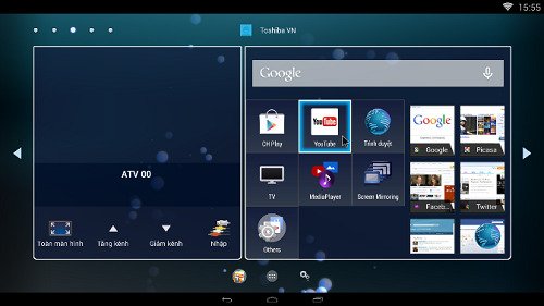 Cách cập nhật phần mềm cho tivi Toshiba: