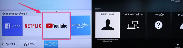 Cách đăng nhập tài khoản Youtube trên tivi Samsung đơn giản nhất