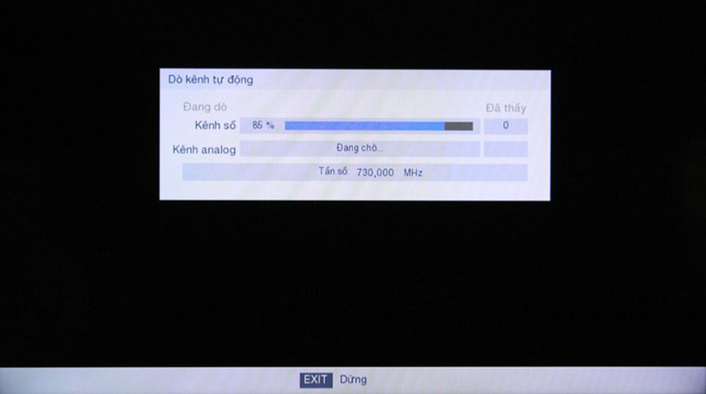 Cách sử dụng điều khiển tivi Toshiba - quá trình dò