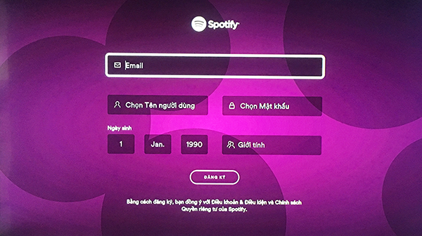 Tiếp đến bạn nhập đầy đủ các thông tin cá nhân