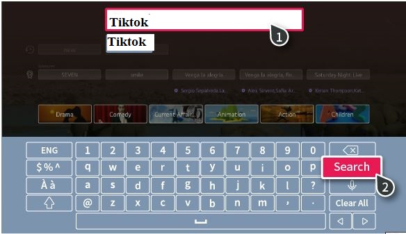 Gõ ứng dụng Tiktok